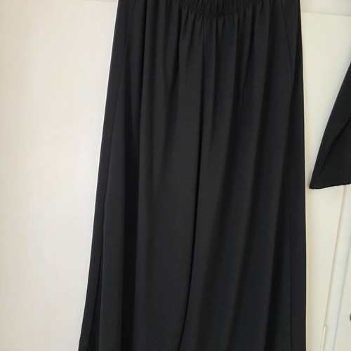 Anna Raxevsky set with top and pants black, new, XL, limited edition viscose