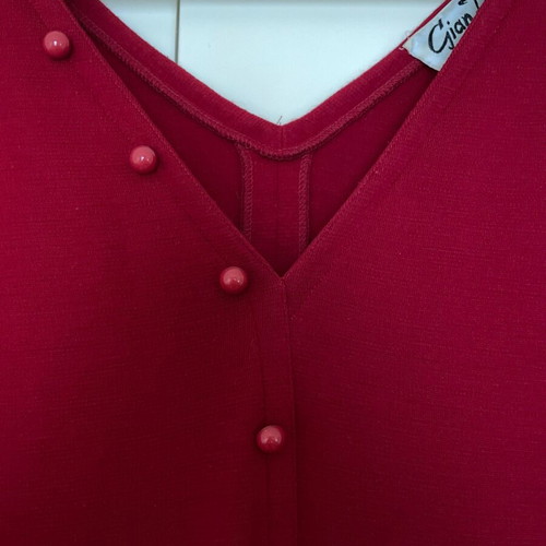 Red Italian vintage dress like new, size XL