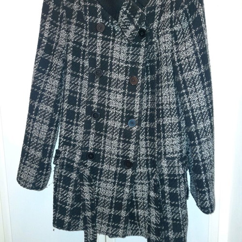 Anonima coat like new, size M, black and gray
