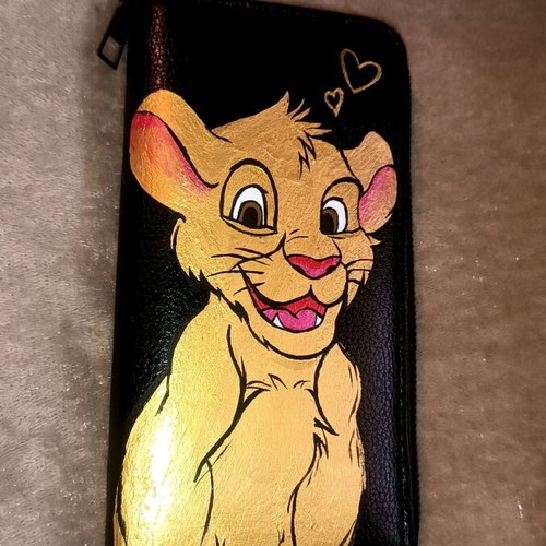 Disney The Lion King wallet brand new, black and gold