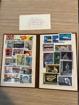 Sealed Russian stamps new in small album
