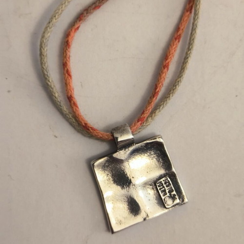 Handmade 925 Iosif pendant with enamel, 37 cm, like new