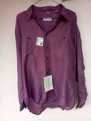 Риза от коприна Yorn като ново, размер M, розова