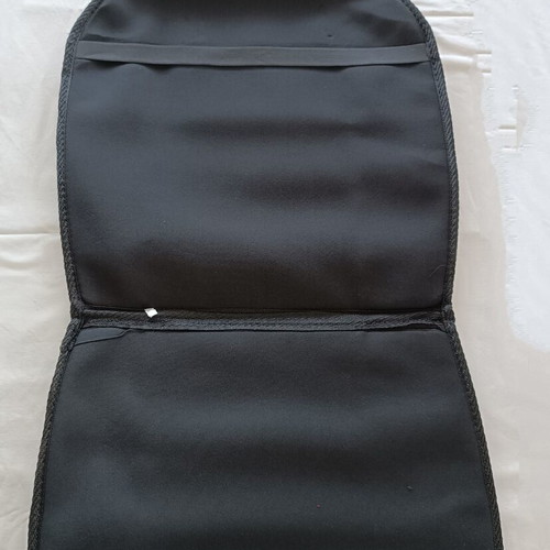 Autoline Bamboo BB Slide Car Seat Mat used, black red