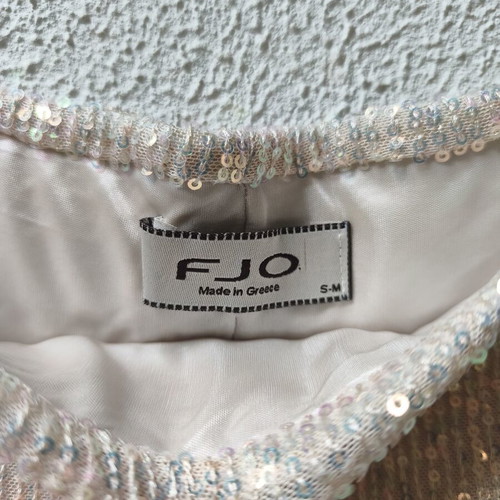 Mini skirt XS-S pink elegant sequined, new
