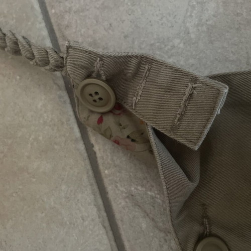 BSB Salopette like new, khaki with mini skirt