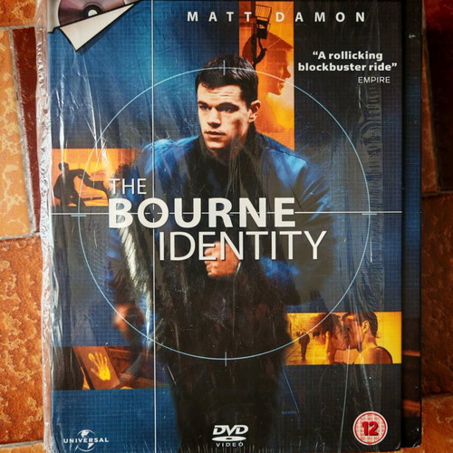The Bourne Trilogy special DVD and book editions like new, Greek subtitles