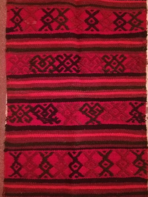 Handmade wool rugs set of 2, new
