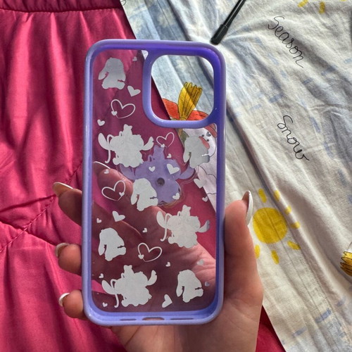 iPhone 14 Pro Max case new with Stitch design and ring holder