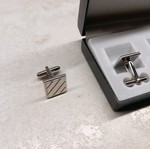 Silver cufflinks set like new