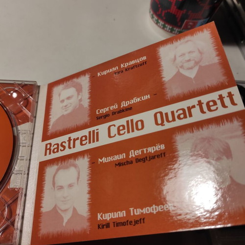 Rastrelli Cello Quartet Vol.1 CD like new, jazz