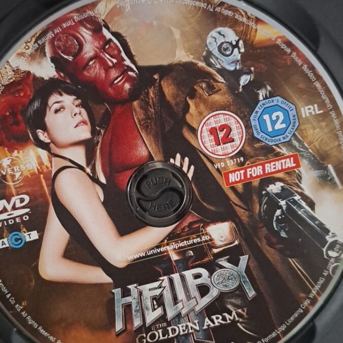 Hellboy II The Golden Army DVD like new with Greek subtitles, 2 discs