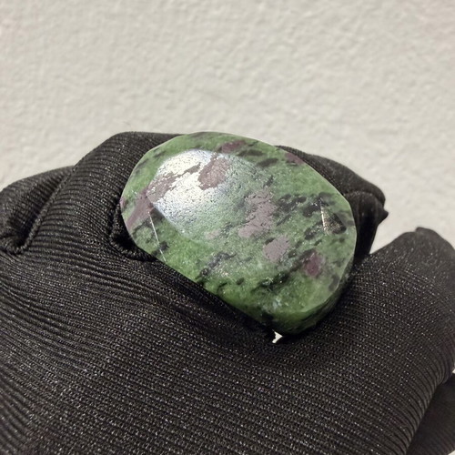 Crystal ring from ruby zioside new, multicolor