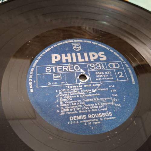 Demis Roussos Forever and Ever LP used, Greek edition 1973