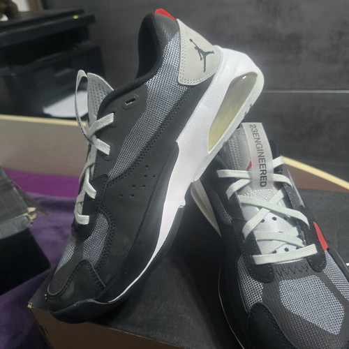 Nike Jordan Air 200E sneakers, black university red, size 42.5