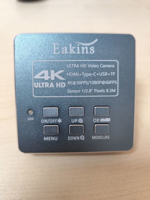 Eakins 4K 8.3MP Digital Microscope 300x with 56 LED HDMI USB like new