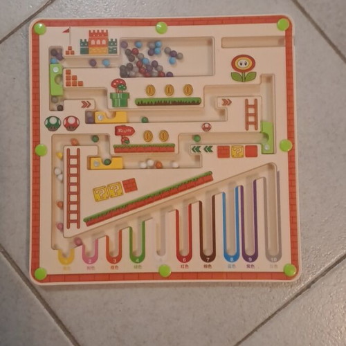 Magnetic Labyrinth Super Mario skill game like new