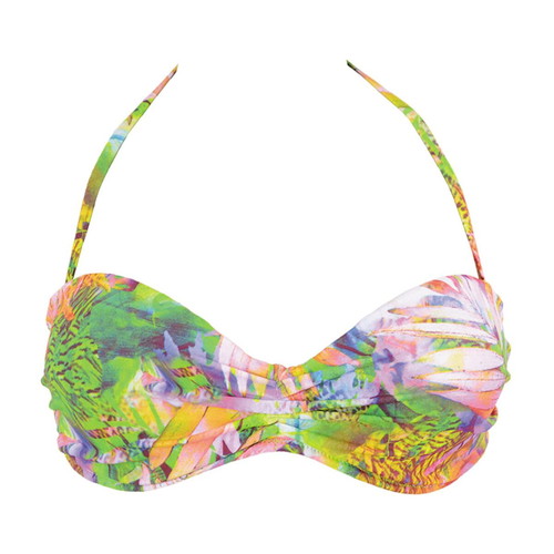 Push-up strapless swimsuit Rock Club new, printed pattern, size S