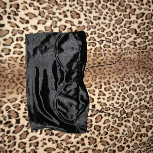 Bra top Bershka size M black new