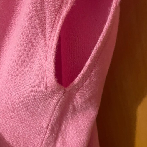 Benetton plus size wool and cashmere pink vest like new, large