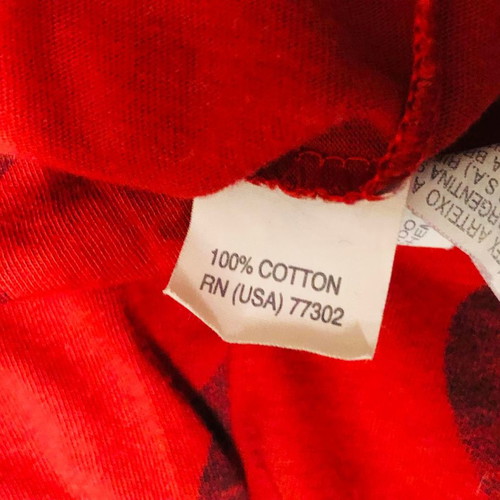 Inditex blouse used, red, size S