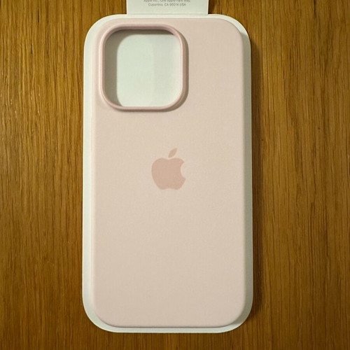 Apple iPhone 14 Pro protective case new, silicone pastel pink