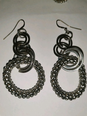 Earring set used, slightly worn