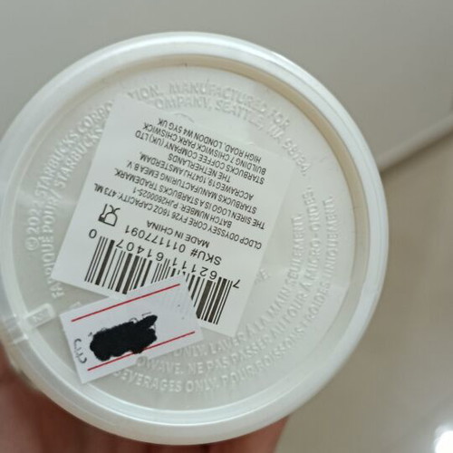 Starbucks cold drink cup new with tags 24oz