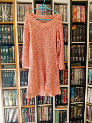 Rainbow πλεκτό πολύχρωμο φόρεμα size XL μεταχειρισμένο