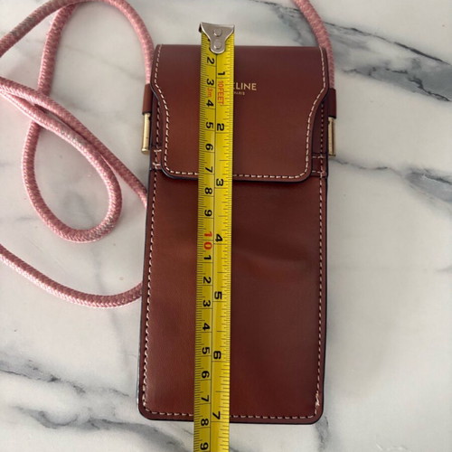 Celine Paris brown leather shoulder bag like new authentic