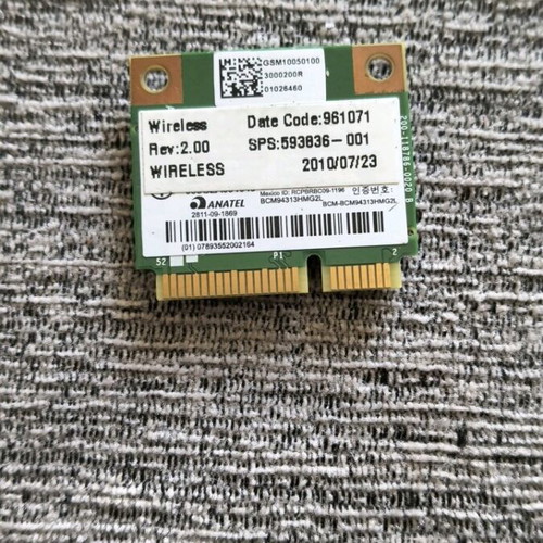 Mini PCI-Express HP 593836-001 Broadcom 4313AGN used