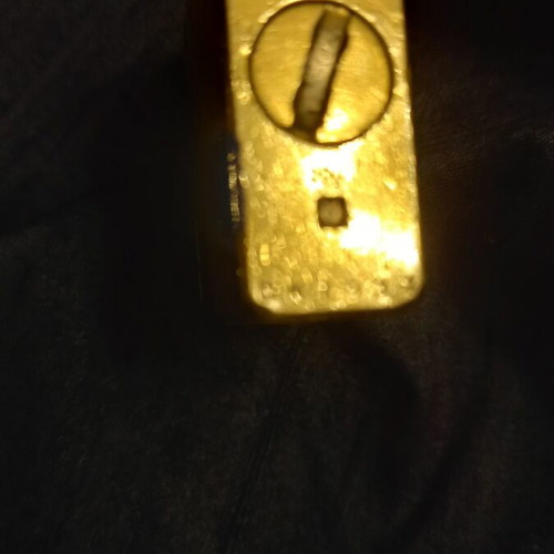 St. Dupont lighter used, gold plated classic model