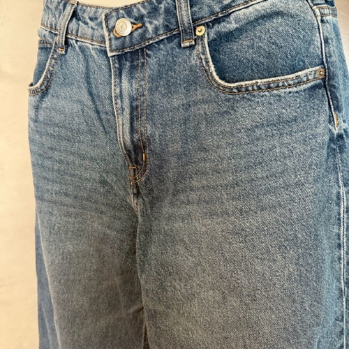 H&M High Waisted Wide Leg Jeans new, blue, size M
