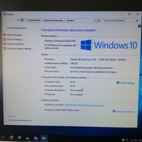 HP Pro 3010 MT Desktop with LG Flatron L1718s Monitor used