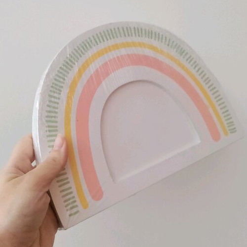 Magnetic Rainbow Wooden Photo Frame new