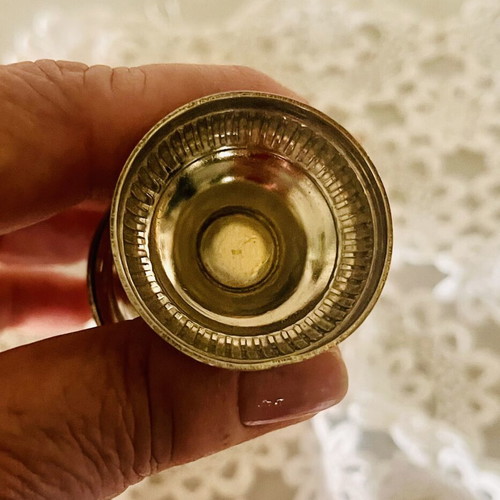 Vintage Silver-Plated Salt Shaker Empire Style like new