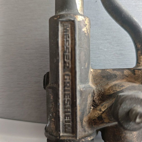 Oxygen cutter used, brass