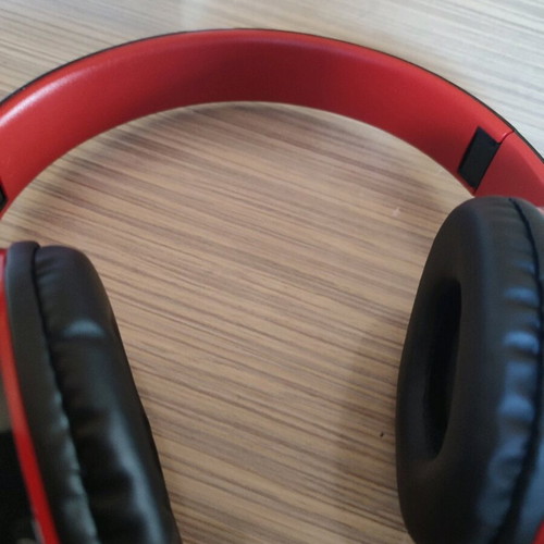Headset wireless and wired headphones red, new