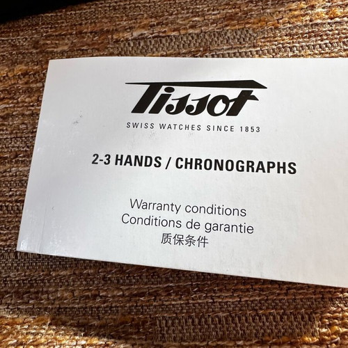 Tissot Carson women's wristwatch, silver and gold bracelet