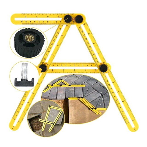 Angle tool multifunctional ruler plastic new