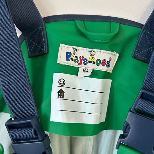 Playshoes waterproof playsuit like new, green, 3-4 years, 104 cm