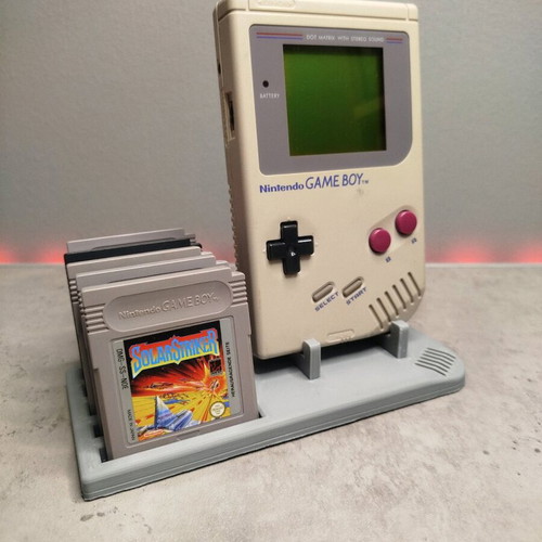 Gameboy Classic Stant new decorative stand for Gameboy Classic with 5 cartridge slots