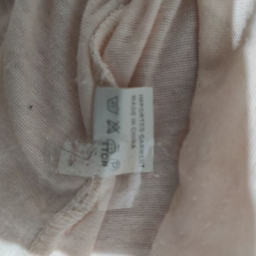 Buona Fortuna pajama top M, like new, beige