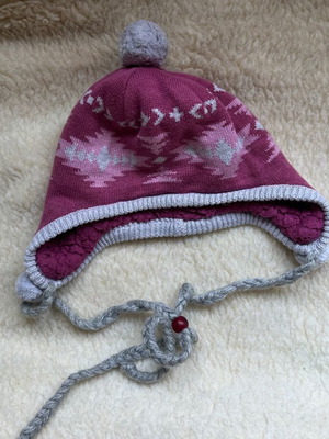 Baby hat for girl used, 50 cm