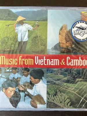 Music from Vietnam & Cambodia CD, traditional world music