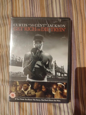 Get Rich or Die Tryin' DVD, 50 Cent, αμετάβλητο στη συσκευασία
