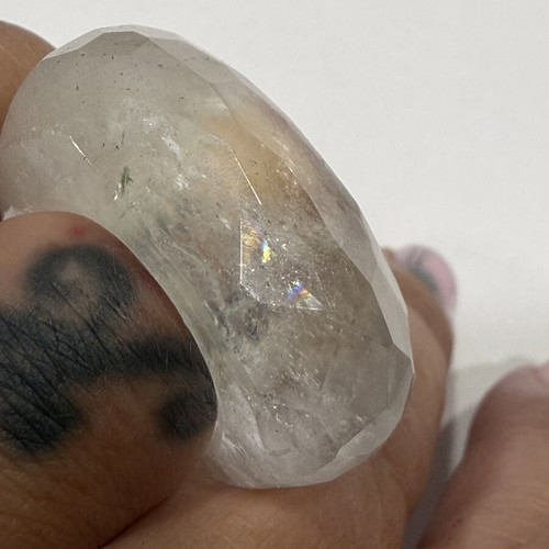 Quartz ring new, 16.22 mm