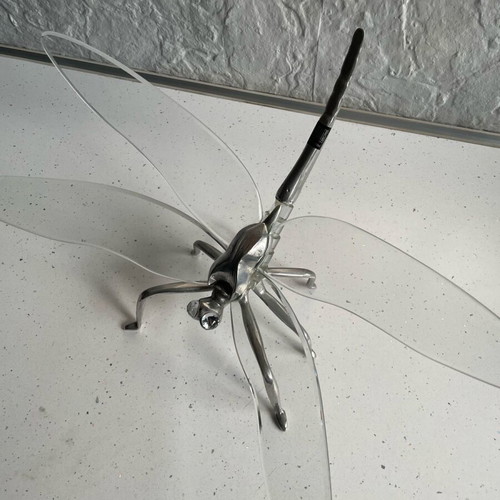 Decorative dragonfly like new with Swarovski stones 50cm