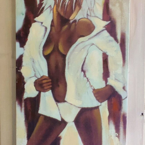 Pierre Farel Canvas Frame like new with Sensuality design