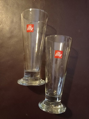 Ποτήρια Illy μεταχειρισμένα, 2 τεμάχια